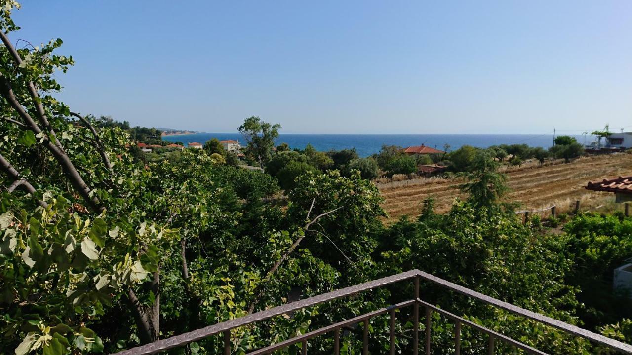 Stone House With Seaview Apartment Nea Poteidaia Luaran gambar