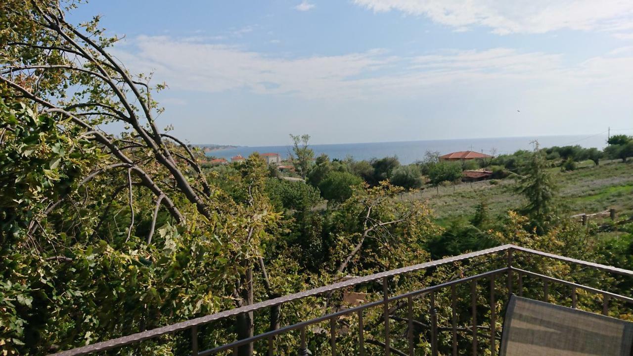 Stone House With Seaview Apartment Nea Poteidaia Luaran gambar