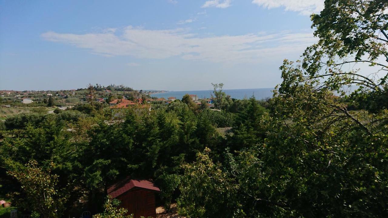 Stone House With Seaview Apartment Nea Poteidaia Luaran gambar