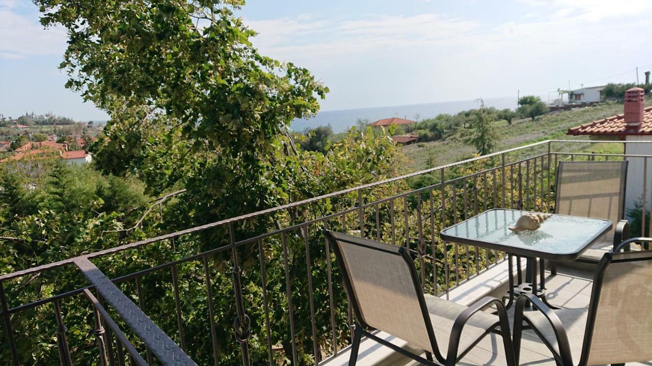 Stone House With Seaview Apartment Nea Poteidaia Luaran gambar