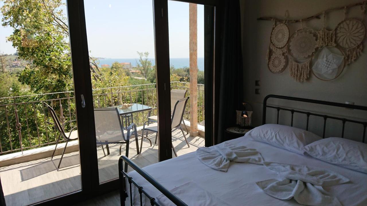 Stone House With Seaview Apartment Nea Poteidaia Luaran gambar