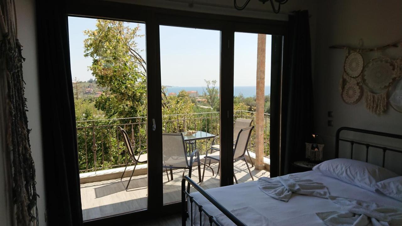 Stone House With Seaview Apartment Nea Poteidaia Luaran gambar